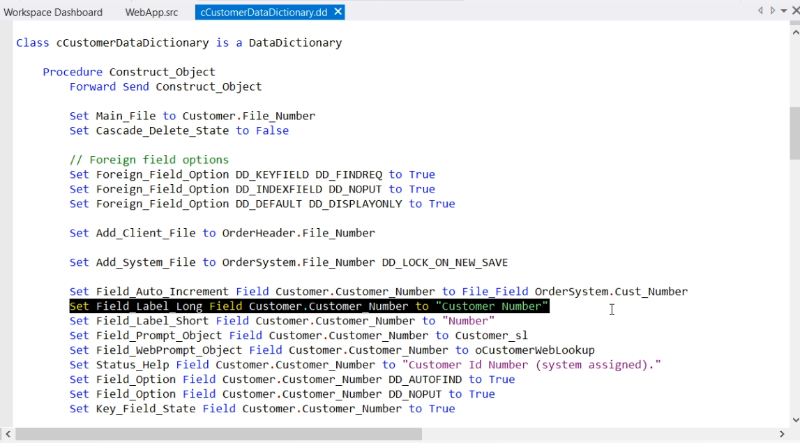 DFLC Lesson - Column settings