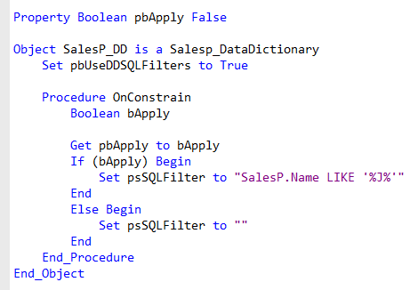 DFLC Lesson - Filtering